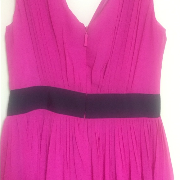 Embellished Hot Pink Short Sleeve Dress Kate Spade - Picture 4 of 7